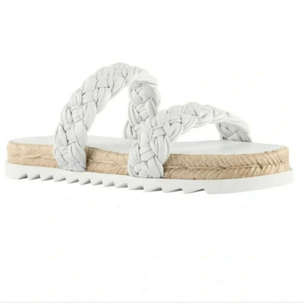 Marc Fisher Jaime Flat Espadrille Slip On Sandals… - image 1
